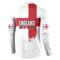 Women Rugby England Button Sweatshirt Rise of the Rose World Champions - Wonder Print Shop