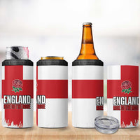 Women Rugby England 4 in 1 Can Cooler Tumbler Rise of the Rose World Champions - Wonder Print Shop