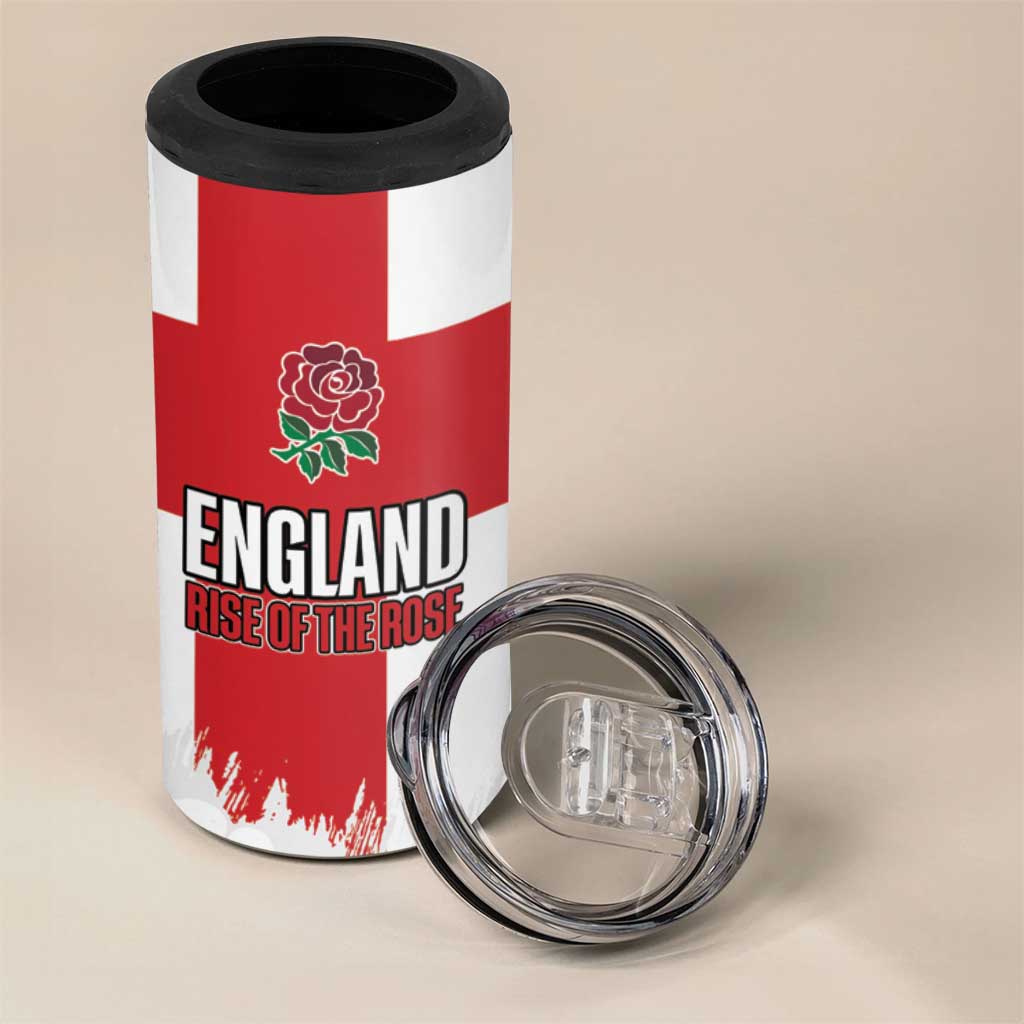 Women Rugby England 4 in 1 Can Cooler Tumbler Rise of the Rose World Champions - Wonder Print Shop