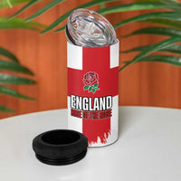Women Rugby England 4 in 1 Can Cooler Tumbler Rise of the Rose World Champions - Wonder Print Shop