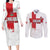 Women Rugby England Couples Matching Long Sleeve Bodycon Dress and Long Sleeve Button Shirt Rise of the Rose World Champions - Wonder Print Shop