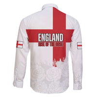 Women Rugby England Family Matching Long Sleeve Bodycon Dress and Hawaiian Shirt Rise of the Rose World Champions - Wonder Print Shop