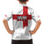 Women Rugby England Family Matching Off The Shoulder Long Sleeve Dress and Hawaiian Shirt Rise of the Rose World Champions - Wonder Print Shop
