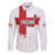 Women Rugby England Family Matching Off The Shoulder Long Sleeve Dress and Hawaiian Shirt Rise of the Rose World Champions - Wonder Print Shop