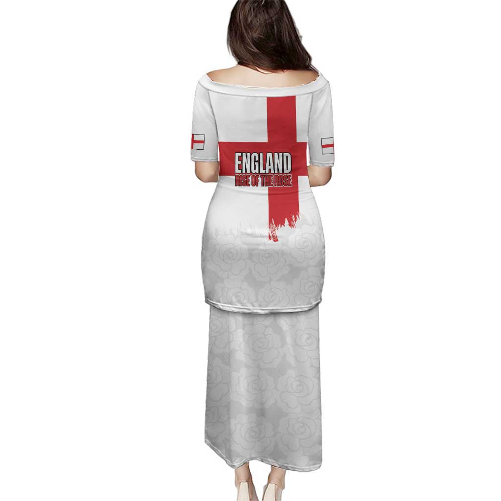 Women Rugby England Family Matching Puletasi and Hawaiian Shirt Rise of the Rose World Champions - Wonder Print Shop