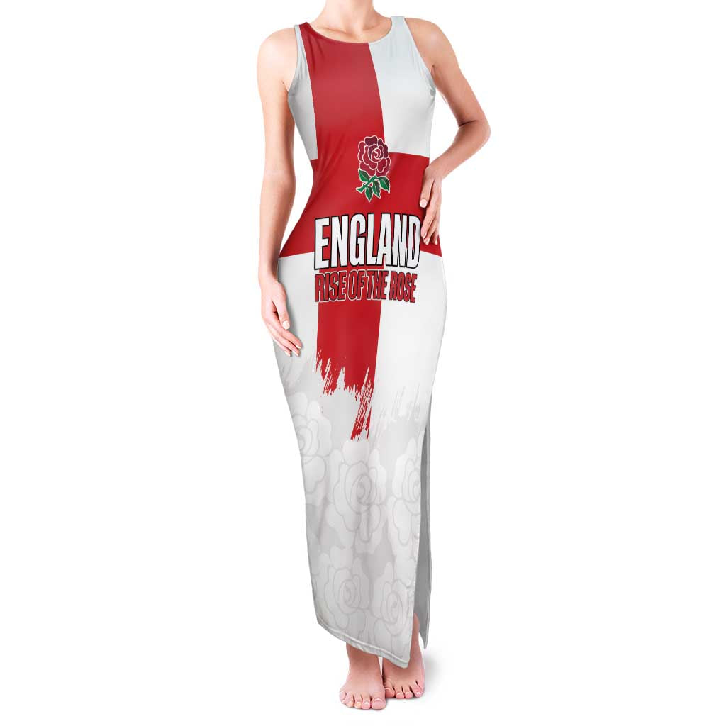 Women Rugby England Family Matching Tank Maxi Dress and Hawaiian Shirt Rise of the Rose World Champions - Wonder Print Shop