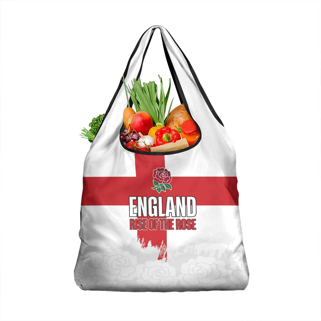 Women Rugby England Grocery Bag Rise of the Rose World Champions - Wonder Print Shop