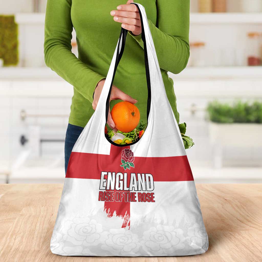 Women Rugby England Grocery Bag Rise of the Rose World Champions - Wonder Print Shop
