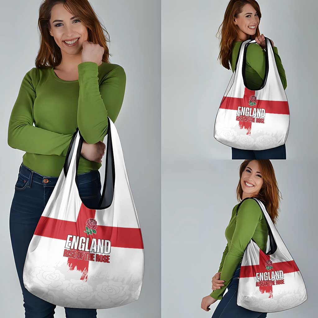 Women Rugby England Grocery Bag Rise of the Rose World Champions - Wonder Print Shop