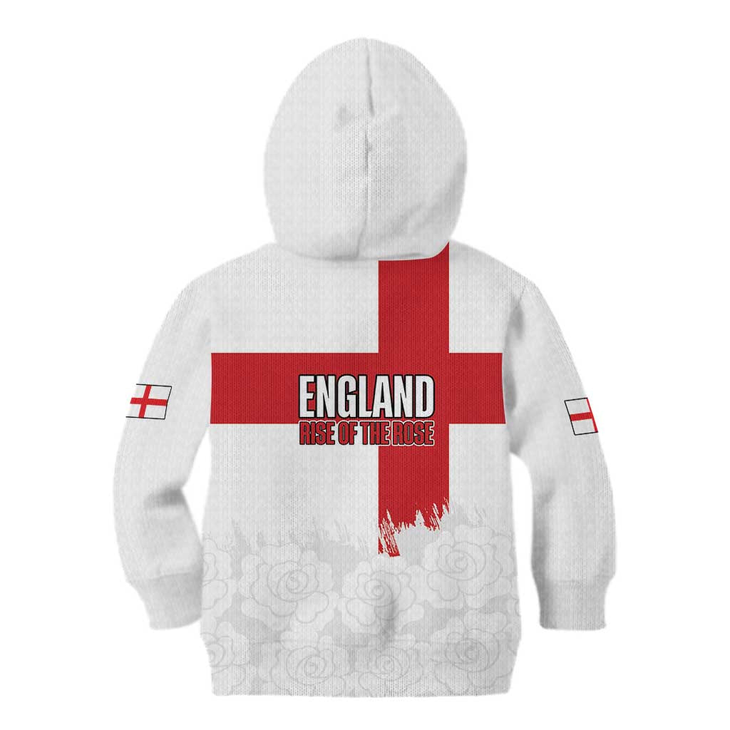 Women Rugby England Kid Hoodie Rise of the Rose World Champions - Wonder Print Shop