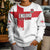 Women Rugby England Kid Ugly Christmas Sweater Rise of the Rose World Champions - Wonder Print Shop