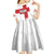 Women Rugby England Kid Short Sleeve Dress Rise of the Rose World Champions - Wonder Print Shop