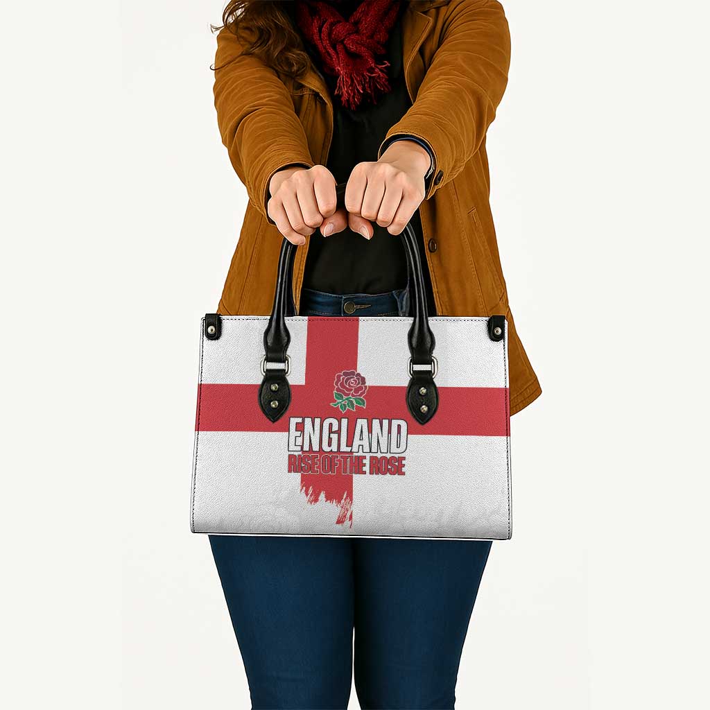 Women Rugby England Leather Bag Rise of the Rose World Champions - Wonder Print Shop