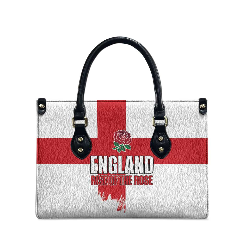 Women Rugby England Leather Bag Rise of the Rose World Champions - Wonder Print Shop