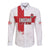 Women Rugby England Long Sleeve Button Shirt Rise of the Rose World Champions - Wonder Print Shop