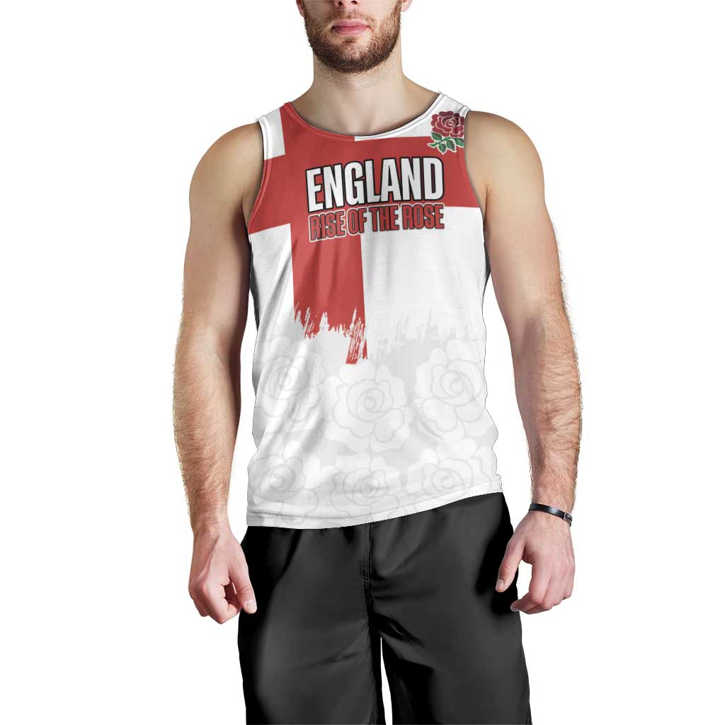 Women Rugby England Men Tank Top Rise of the Rose World Champions - Wonder Print Shop