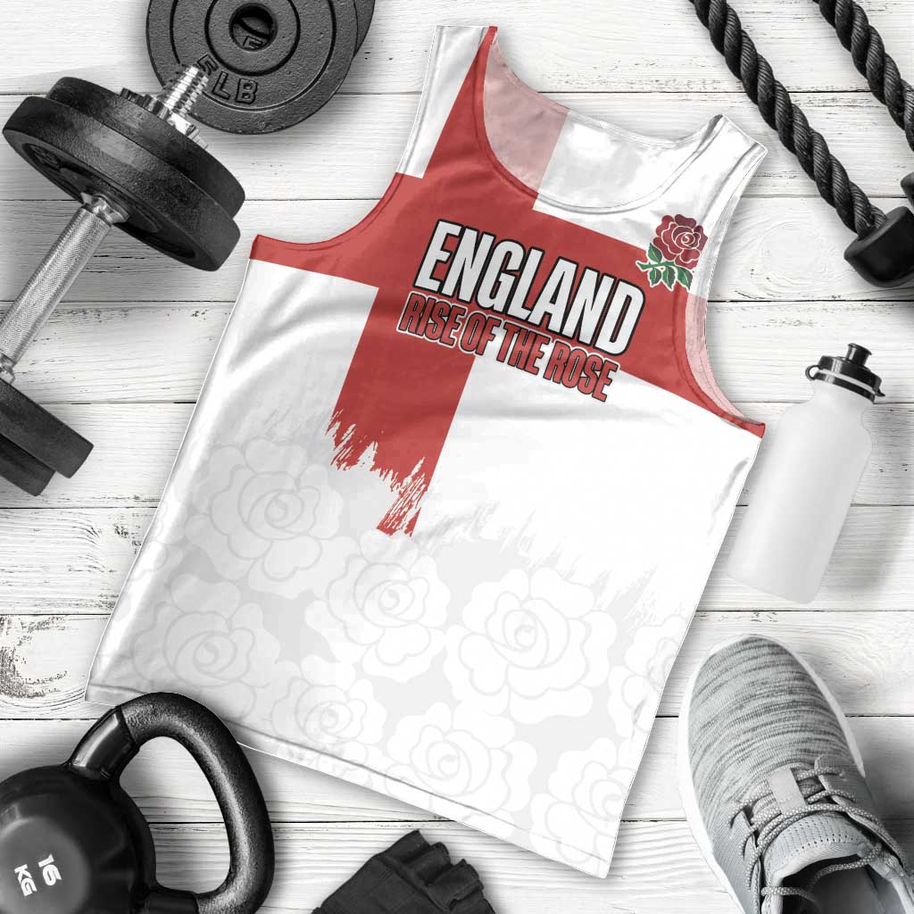 Women Rugby England Men Tank Top Rise of the Rose World Champions - Wonder Print Shop