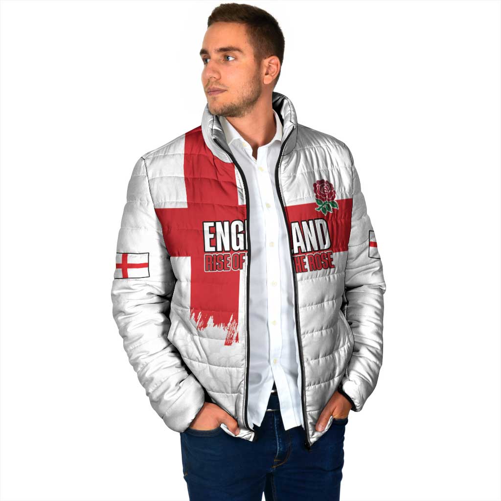 Women Rugby England Padded Jacket Rise of the Rose World Champions - Wonder Print Shop