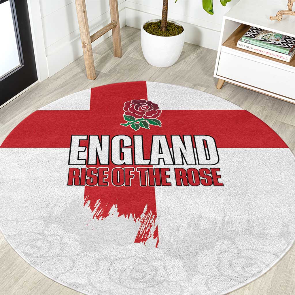 Women Rugby England Round Carpet Rise of the Rose World Champions - Wonder Print Shop