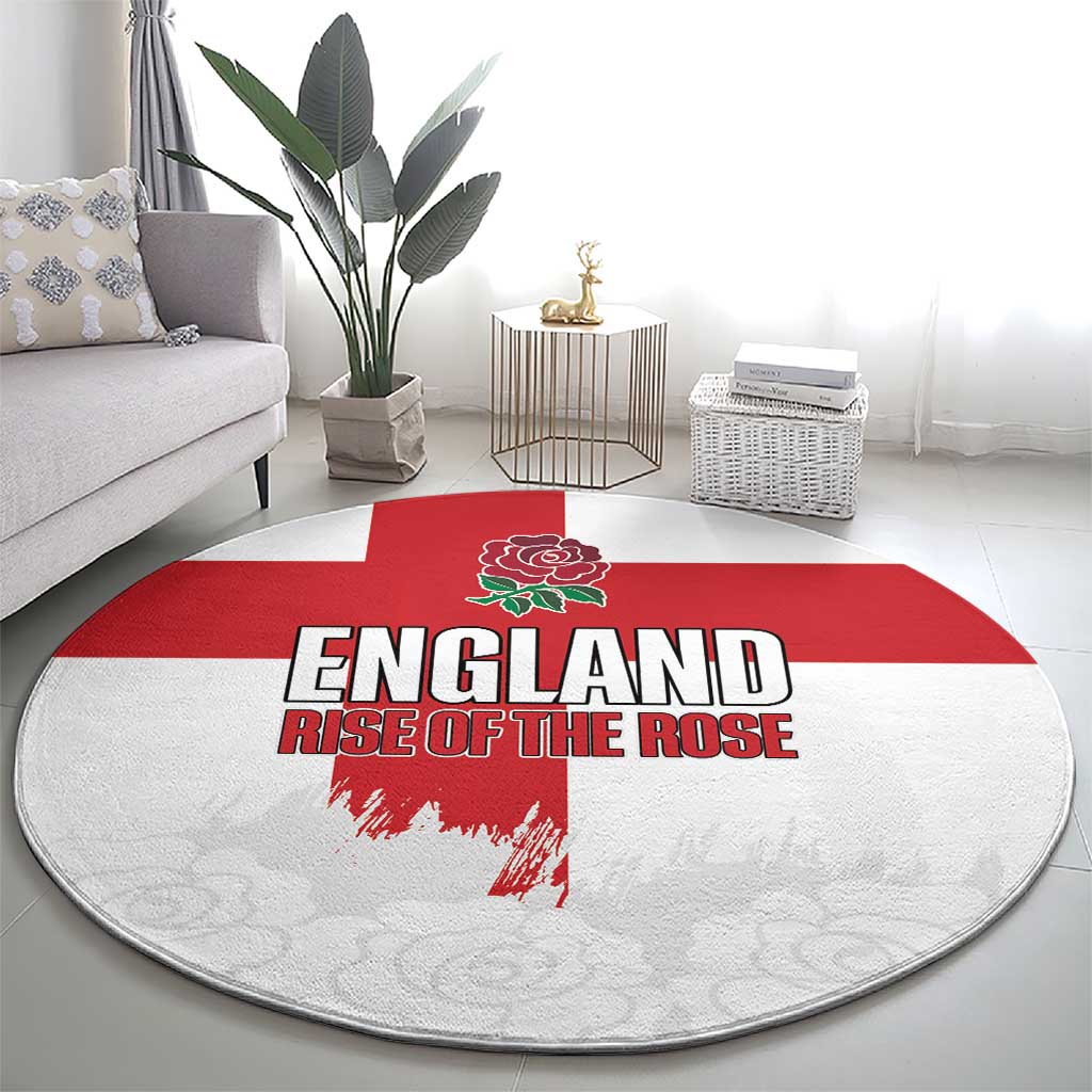 Women Rugby England Round Carpet Rise of the Rose World Champions - Wonder Print Shop