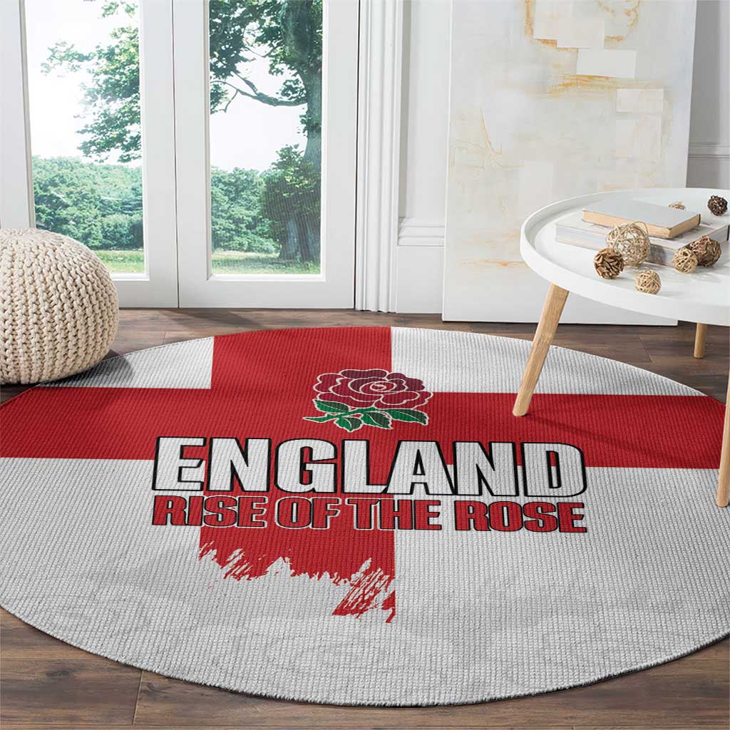 Women Rugby England Round Carpet Rise of the Rose World Champions - Wonder Print Shop