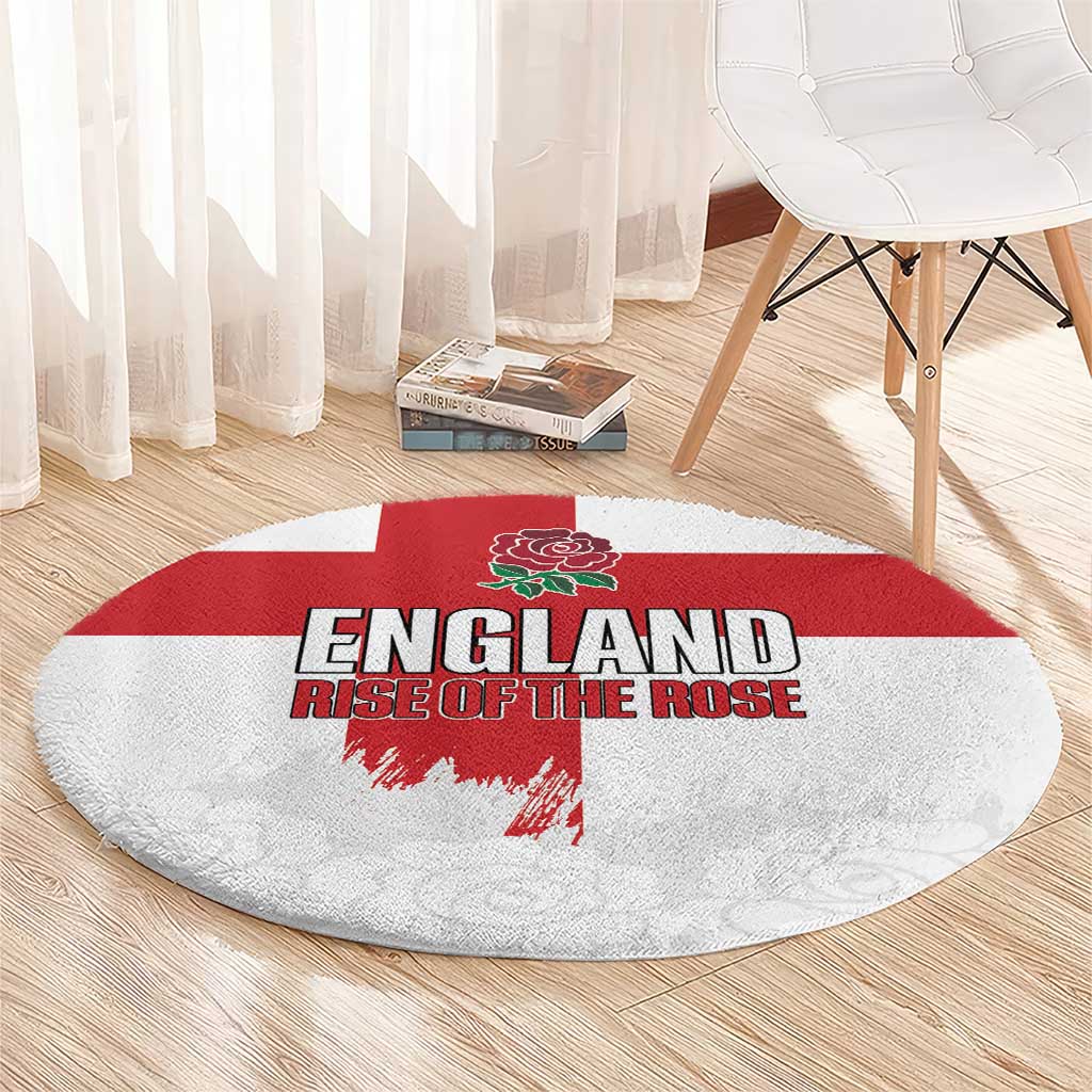 Women Rugby England Round Carpet Rise of the Rose World Champions - Wonder Print Shop