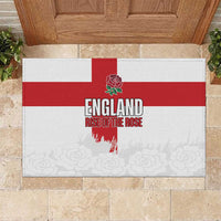 Women Rugby England Rubber Doormat Rise of the Rose World Champions - Wonder Print Shop