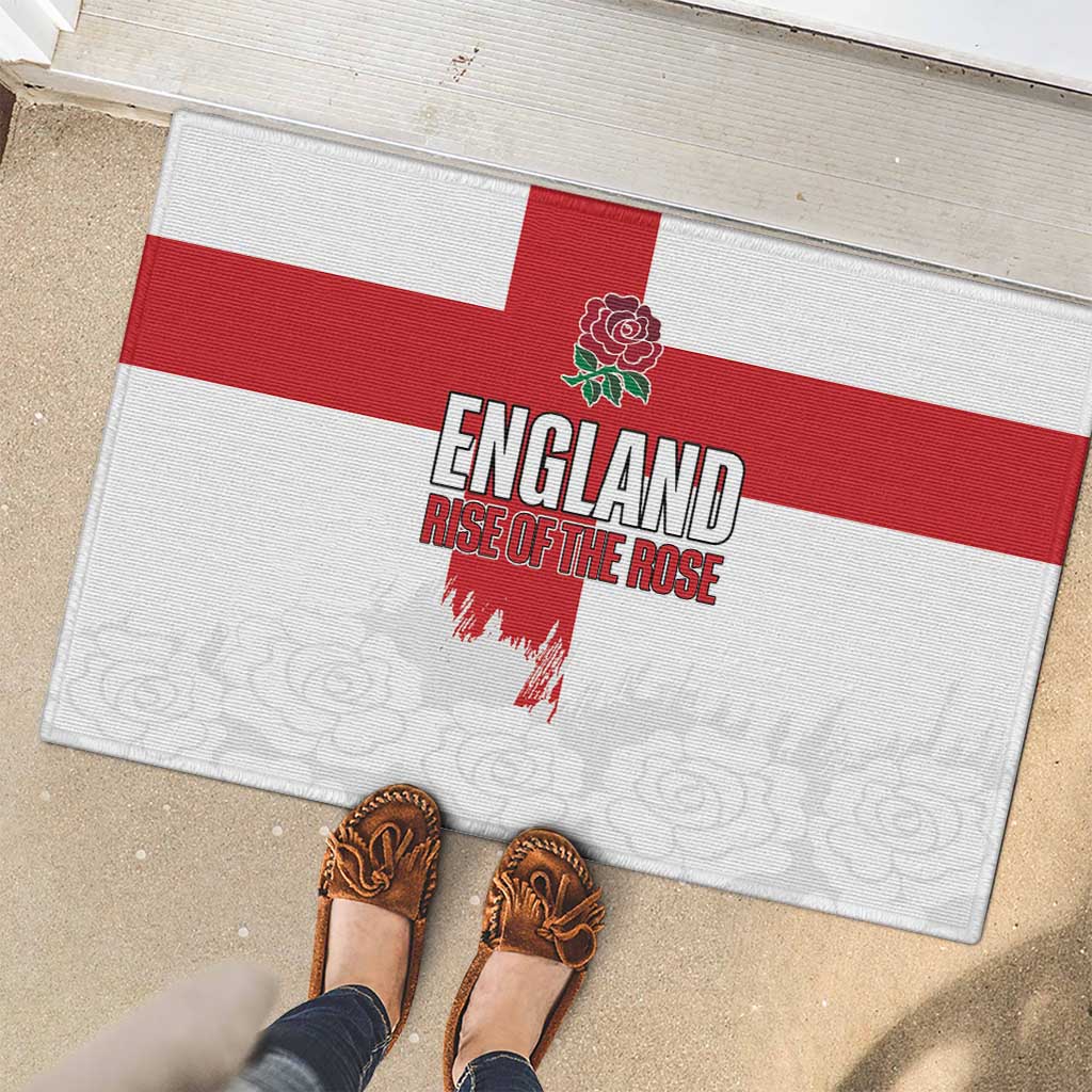 Women Rugby England Rubber Doormat Rise of the Rose World Champions - Wonder Print Shop