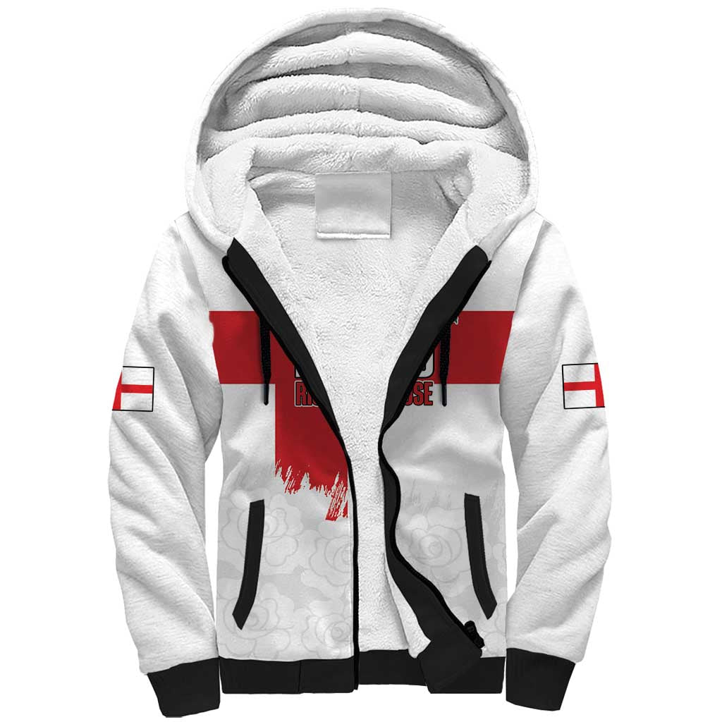 Women Rugby England Sherpa Hoodie Rise of the Rose World Champions - Wonder Print Shop