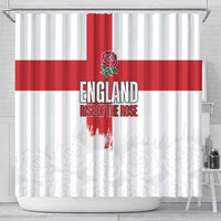Women Rugby England Shower Curtain Rise of the Rose World Champions - Wonder Print Shop