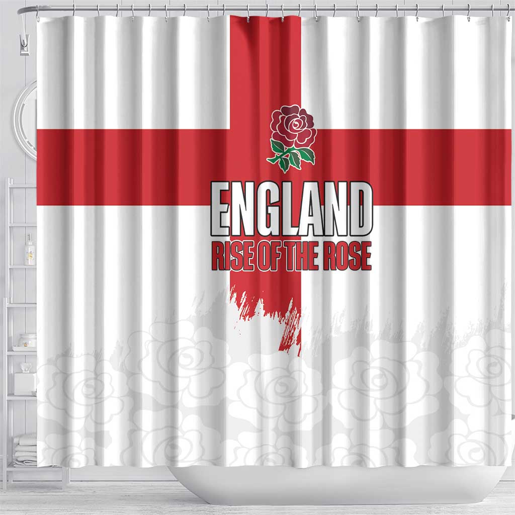 Women Rugby England Shower Curtain Rise of the Rose World Champions - Wonder Print Shop
