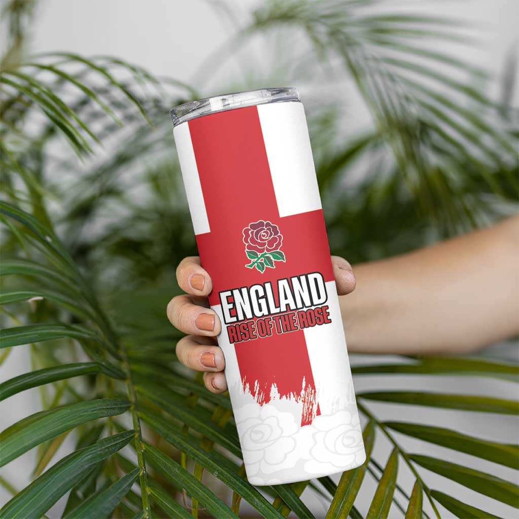 Women Rugby England Skinny Tumbler Rise of the Rose World Champions - Wonder Print Shop