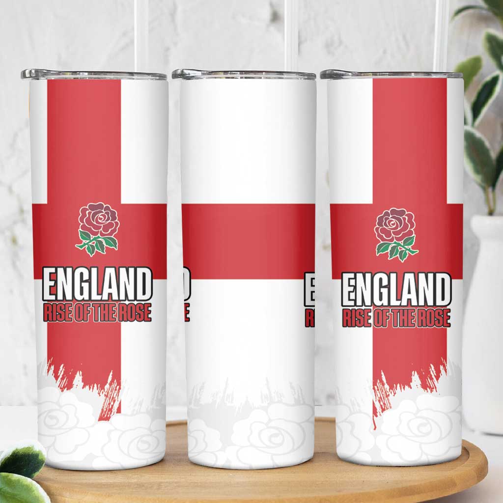 Women Rugby England Skinny Tumbler Rise of the Rose World Champions - Wonder Print Shop