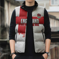 Women Rugby England Sleeveless Puffer Jacket Rise of the Rose World Champions - Wonder Print Shop
