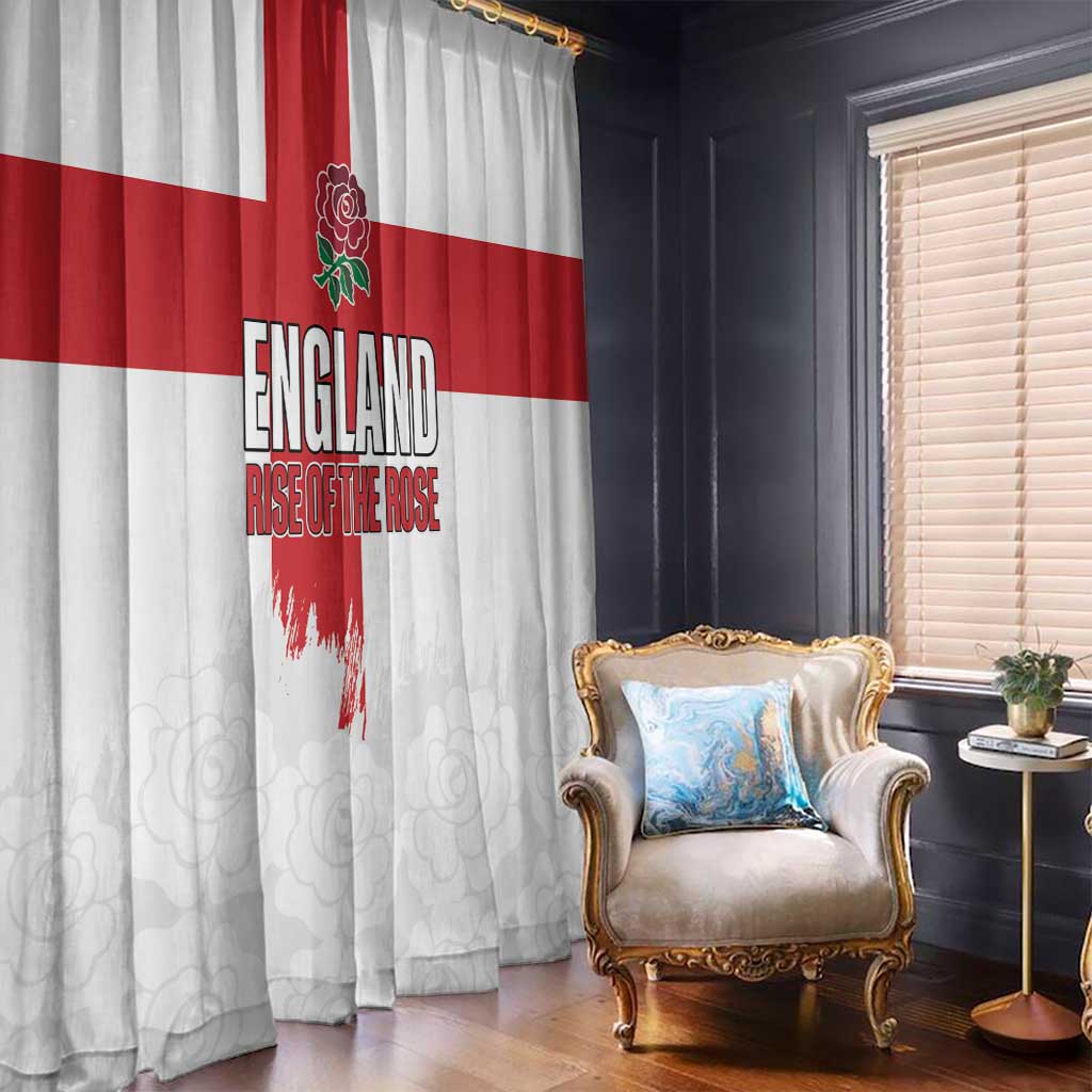 Women Rugby England Window Curtain Rise of the Rose World Champions - Wonder Print Shop