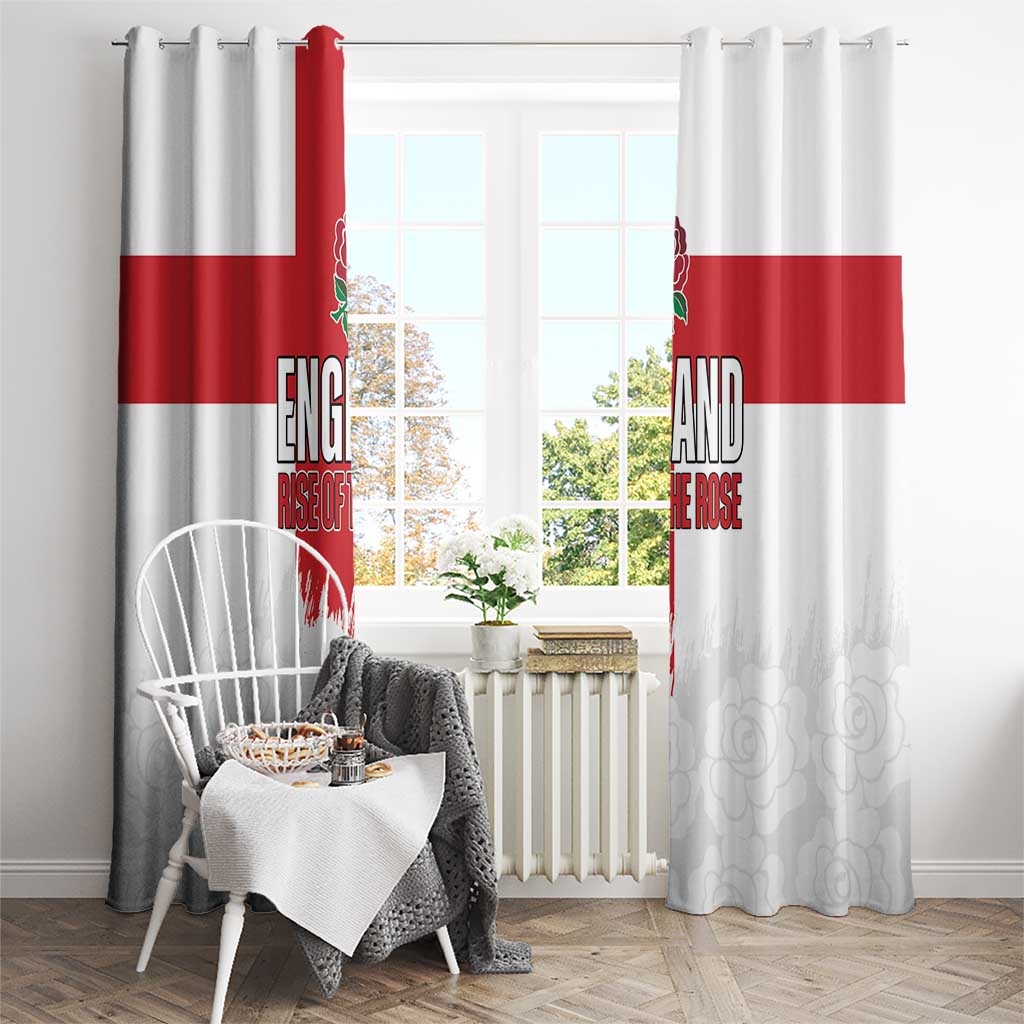 Women Rugby England Window Curtain Rise of the Rose World Champions - Wonder Print Shop