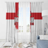 Women Rugby England Window Curtain Rise of the Rose World Champions - Wonder Print Shop