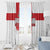 Women Rugby England Window Curtain Rise of the Rose World Champions - Wonder Print Shop
