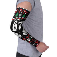 Six Seven Skeleton Hand Christmas Arm Sleeves Meme Gen Alpha Slang - Wonder Print Shop