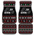 Six Seven Skeleton Hand Christmas Car Mats Meme Gen Alpha Slang - Wonder Print Shop