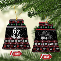 Six Seven Skeleton Hand Christmas Ceramic Ornament Meme Gen Alpha Slang - Wonder Print Shop