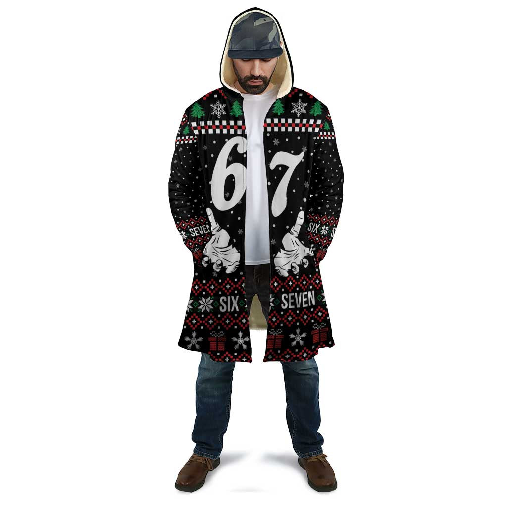 Six Seven Skeleton Hand Christmas Cloak Meme Gen Alpha Slang - Wonder Print Shop