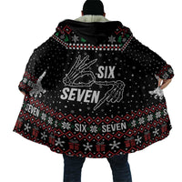 Six Seven Skeleton Hand Christmas Cloak Meme Gen Alpha Slang - Wonder Print Shop
