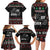 Six Seven Skeleton Hand Christmas Family Matching Long Sleeve Bodycon Dress and Hawaiian Shirt Meme Gen Alpha Slang - Wonder Print Shop
