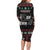Six Seven Skeleton Hand Christmas Family Matching Long Sleeve Bodycon Dress and Hawaiian Shirt Meme Gen Alpha Slang - Wonder Print Shop