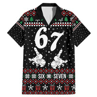 Six Seven Skeleton Hand Christmas Family Matching Mermaid Dress and Hawaiian Shirt Meme Gen Alpha Slang - Wonder Print Shop