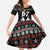 Six Seven Skeleton Hand Christmas Family Matching Off The Shoulder Long Sleeve Dress and Hawaiian Shirt Meme Gen Alpha Slang - Wonder Print Shop