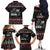 Six Seven Skeleton Hand Christmas Family Matching Off The Shoulder Long Sleeve Dress and Hawaiian Shirt Meme Gen Alpha Slang - Wonder Print Shop
