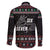 Six Seven Skeleton Hand Christmas Family Matching Off The Shoulder Long Sleeve Dress and Hawaiian Shirt Meme Gen Alpha Slang - Wonder Print Shop