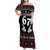 Six Seven Skeleton Hand Christmas Family Matching Off Shoulder Maxi Dress and Hawaiian Shirt Meme Gen Alpha Slang - Wonder Print Shop
